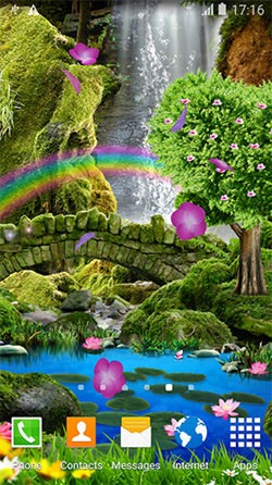 Download Free Android Wallpaper Romantic Waterfall 3D - 4134 -  
